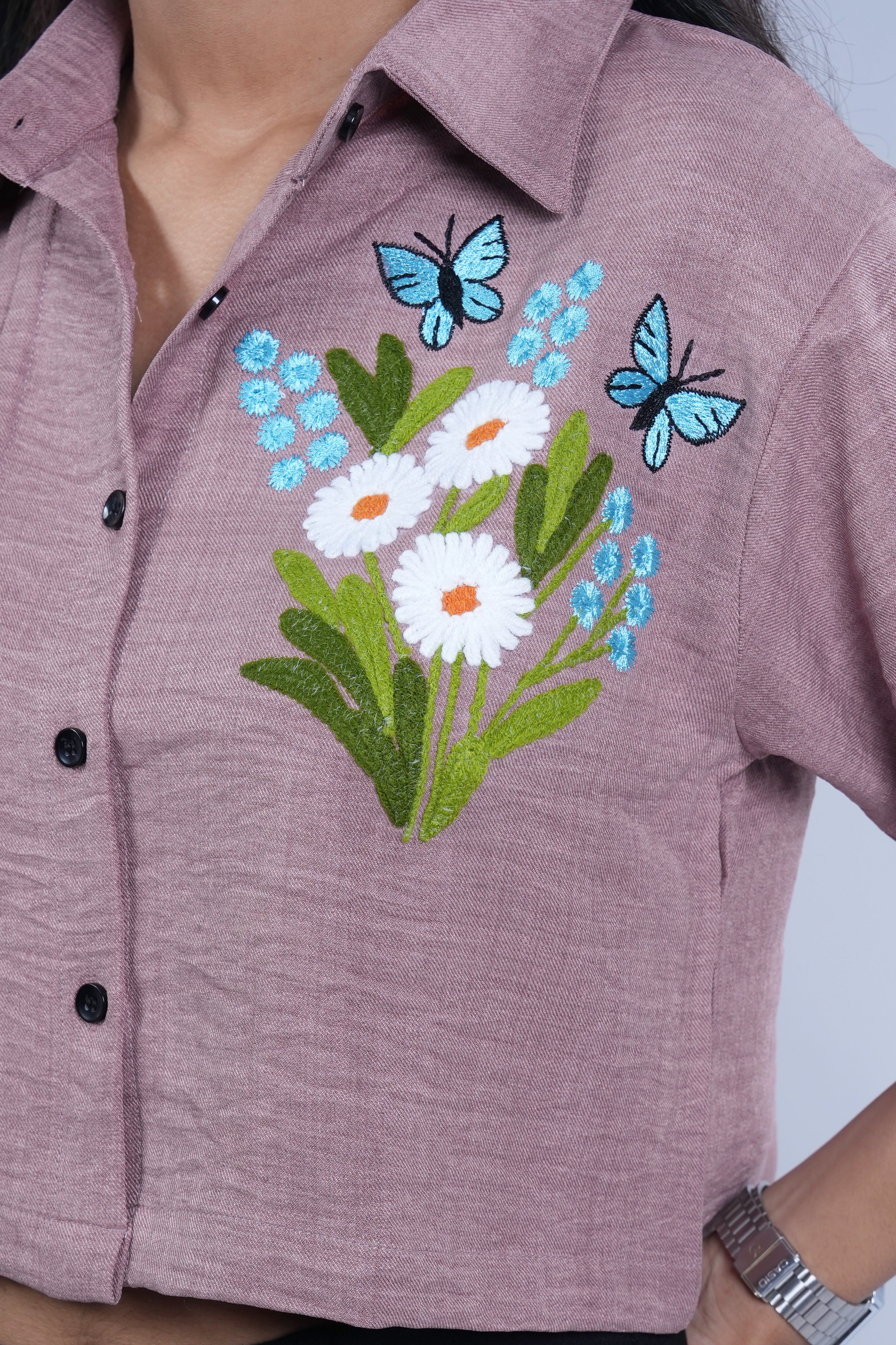 Bloom Babe Button-Up