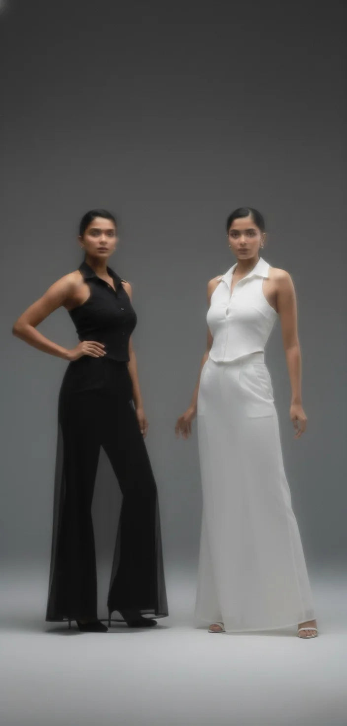 Midnight Form Corset Shirt Top