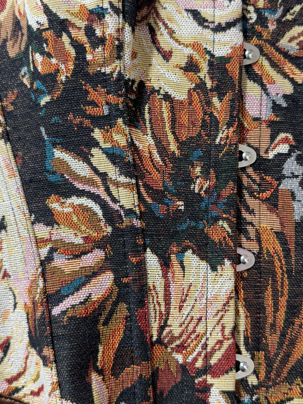 Azure Tapestry Corset Top