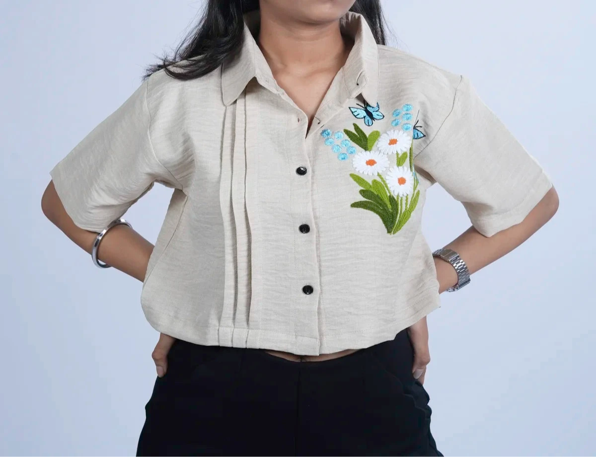 Bloom Babe Button-Up